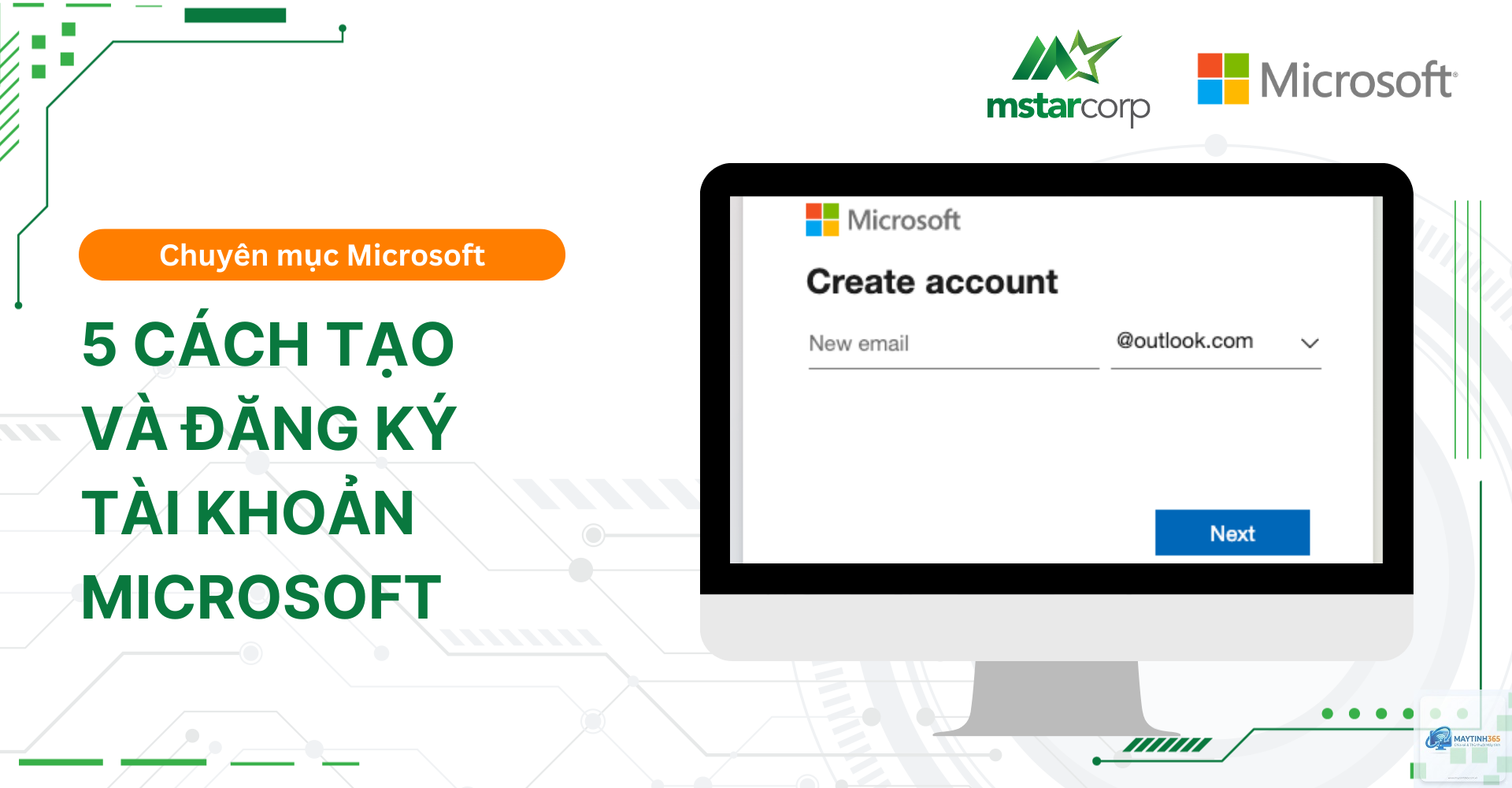 cách tạo microsoft account - Hình 3