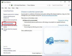 cách tạo power plan mới