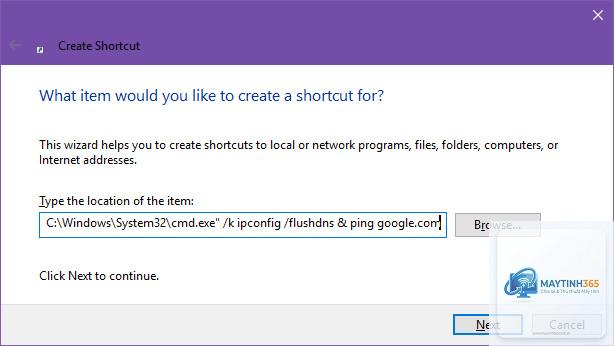 cách tạo shortcut cmd - Hình 4