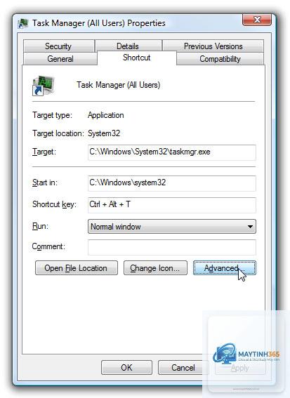 cách tạo shortcut task manager - Hình 3