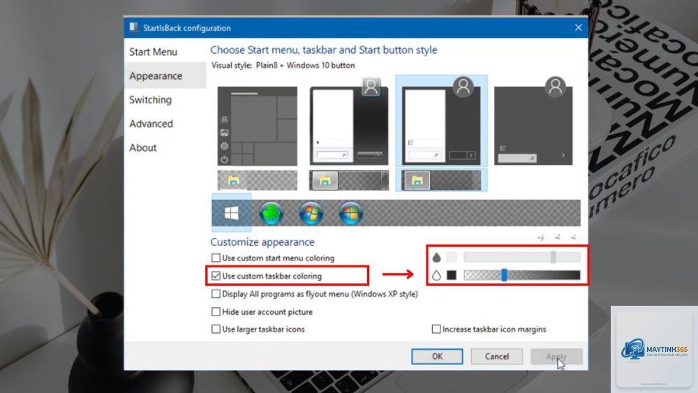 cách tạo taskbar tối giản - Hình 4