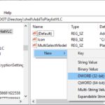 cách tạo value registry mới