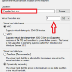 cách tạo virtual hard disk