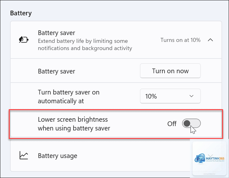 cách tắt adaptive brightness windows 11 - Hình 4