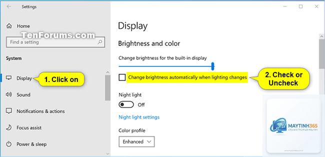 cách tắt adaptive brightness windows 11 - Hình 5