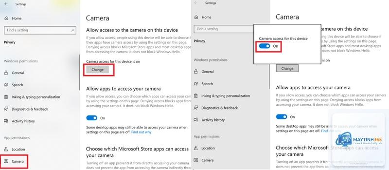 cách tắt camera permissions