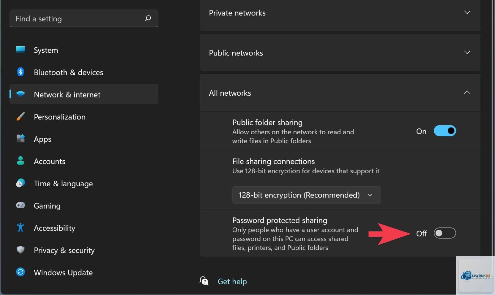 cách tắt file sharing windows 11 - Hình 1