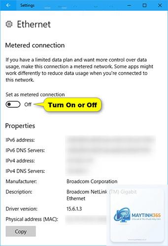 cách tắt metered connection - Hình 2
