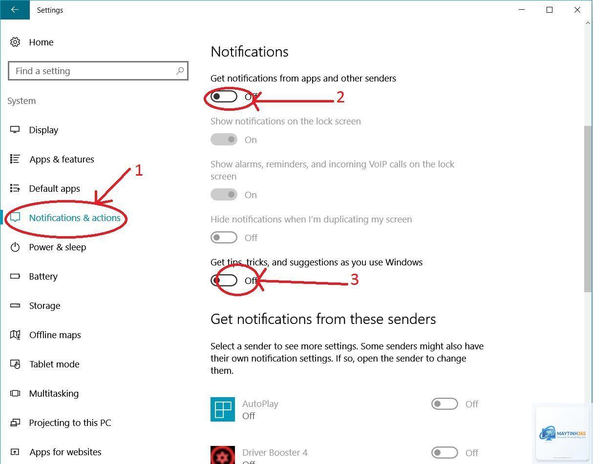 cách tắt notifications - Hình 4