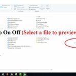 cách tắt preview pane