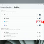 cách tắt widget taskbar windows 11