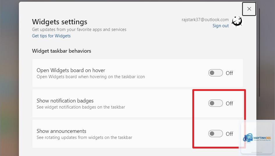 cách tắt widget taskbar windows 11 - Hình 4