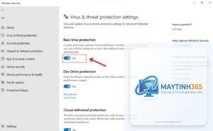 cách tắt windows defender
