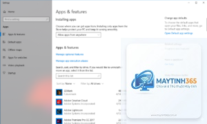 cách tắt windows features