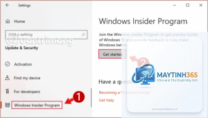 cách tham gia windows insider