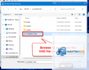 cách tháo vhd windows 11