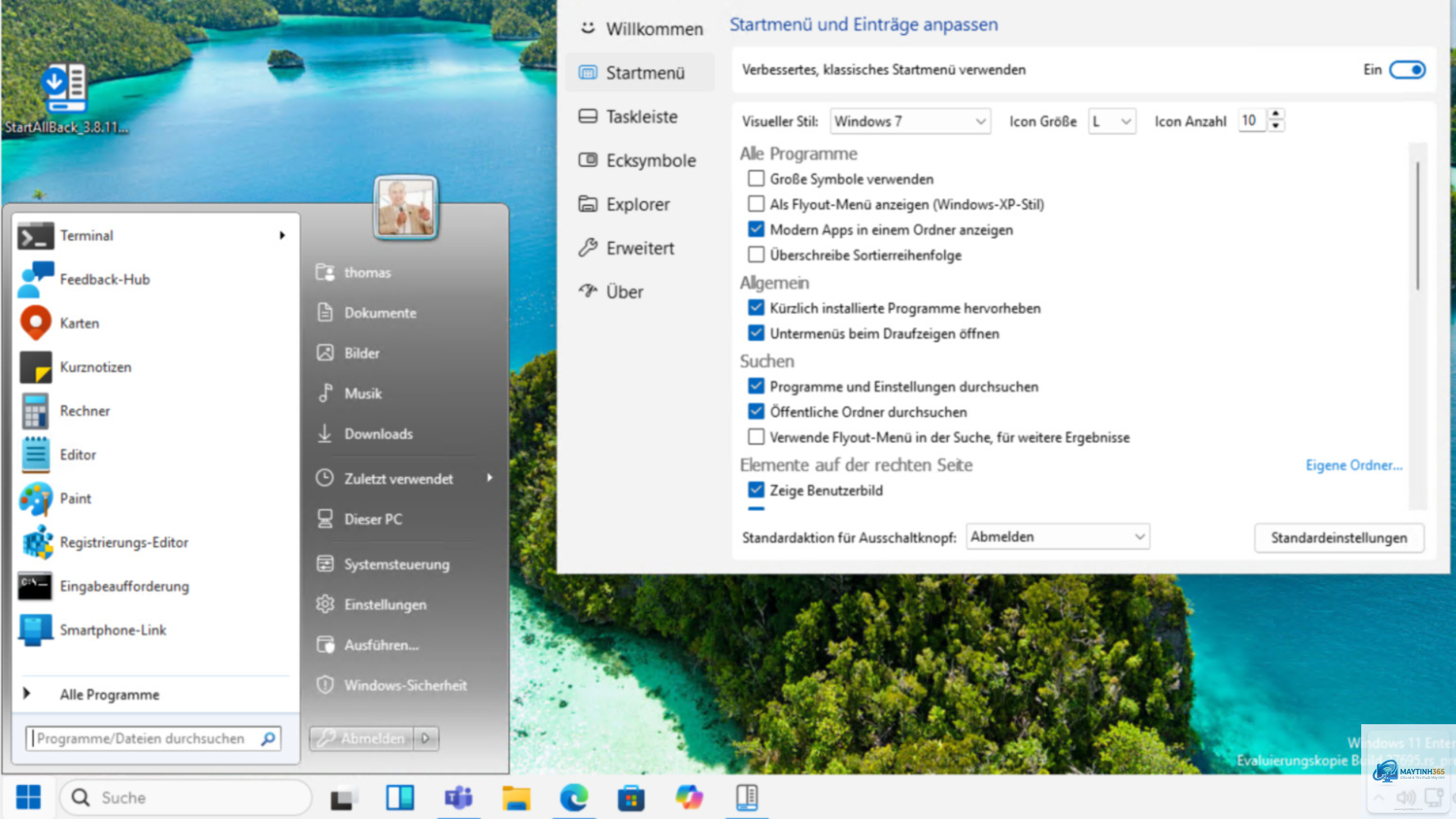 cách thay đổi bố cục start menu - Hình 3