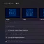 cách thay đổi bố cục start menu windows 11