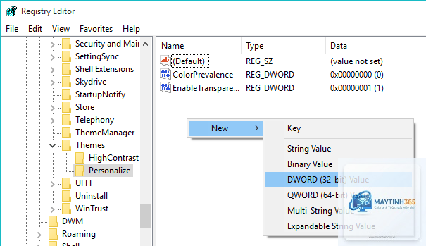 cách thay đổi dark mode bằng registry - Hình 3