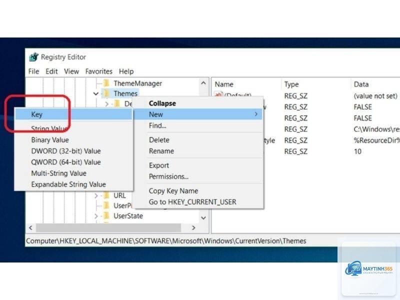 cách thay đổi dark mode bằng registry