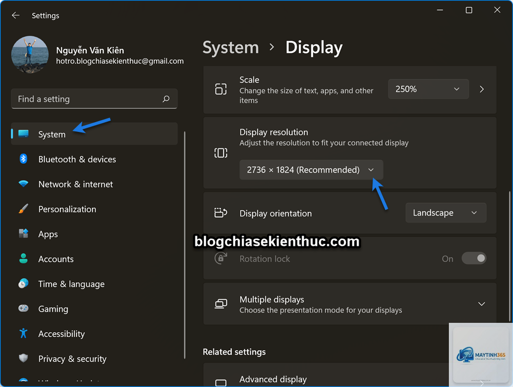cách thay đổi độ phân giải màn hình windows 11 - Hình 3