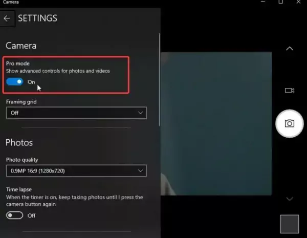 cách thay đổi độ sáng webcam