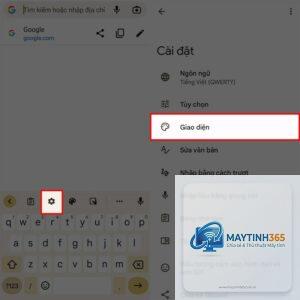 cách thay đổi giao diện bàn phím cảm ứng