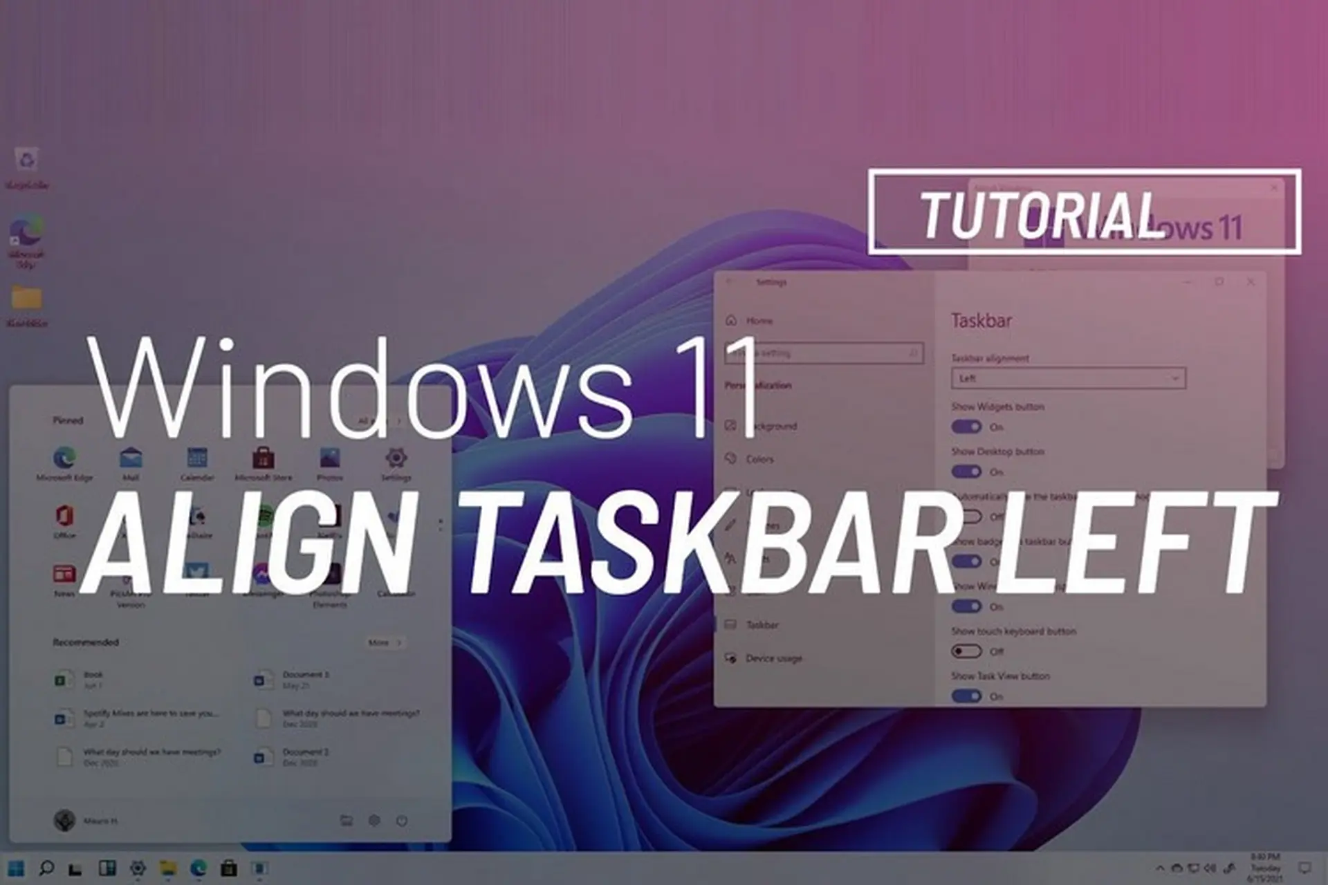 cách thay đổi kích thước taskbar windows 11 - Hình 3