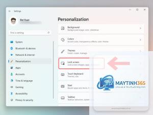 cách thay đổi màn hình chính windows 11