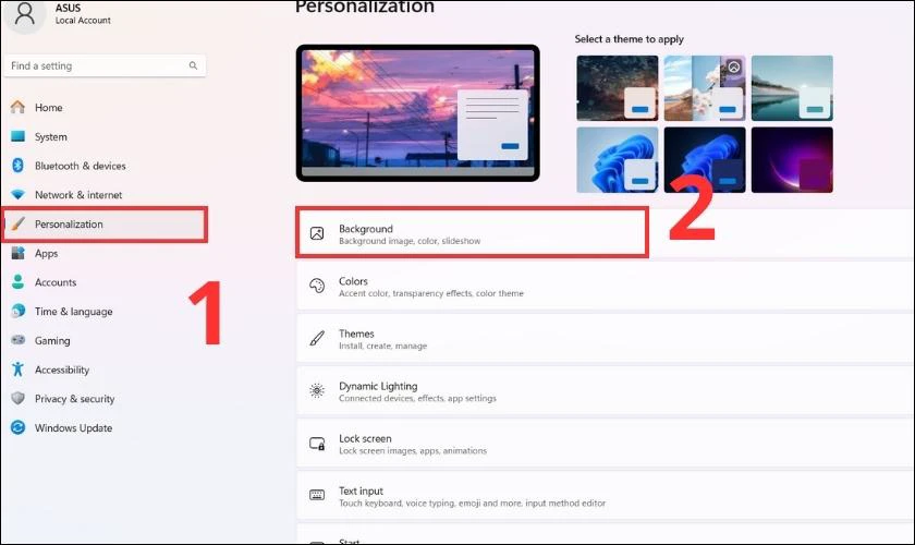 cách thay đổi màn hình chính windows 11 - Hình 5