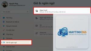 cách thay đổi ngày giờ windows 11