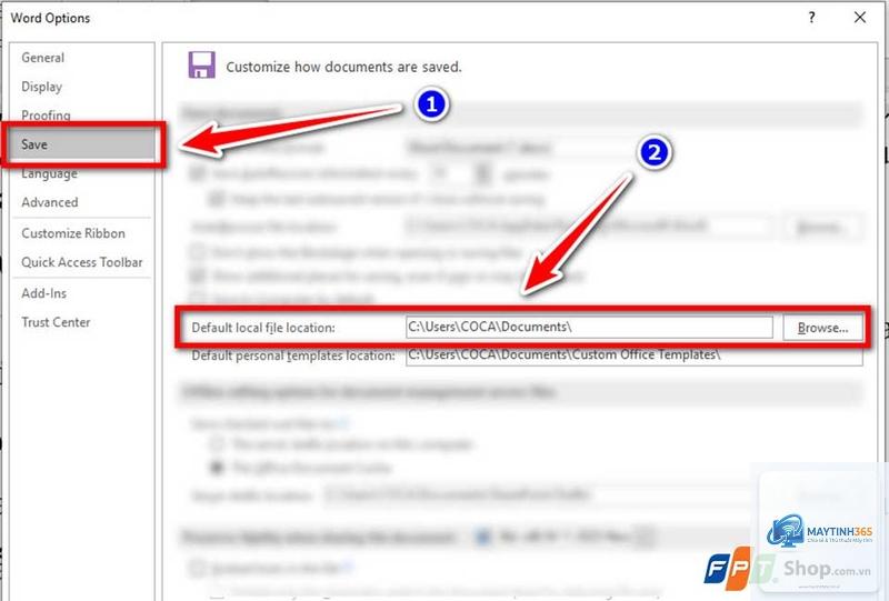 cách thay đổi nơi lưu file mặc định - Hình 1