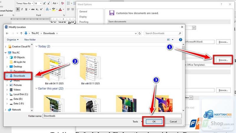 cách thay đổi nơi lưu file mặc định - Hình 2
