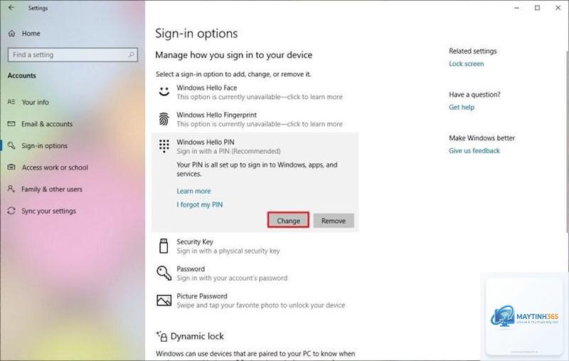 cách thay đổi pin settings - Hình 5