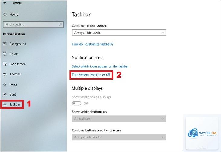cách thay đổi pin settings