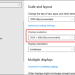 cách thay đổi screen resolution