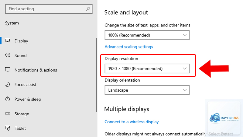 cách thay đổi screen resolution