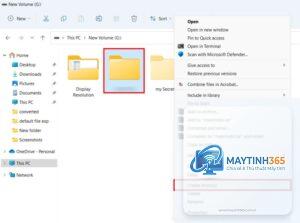 cách thay đổi thư mục mặc định file explorer