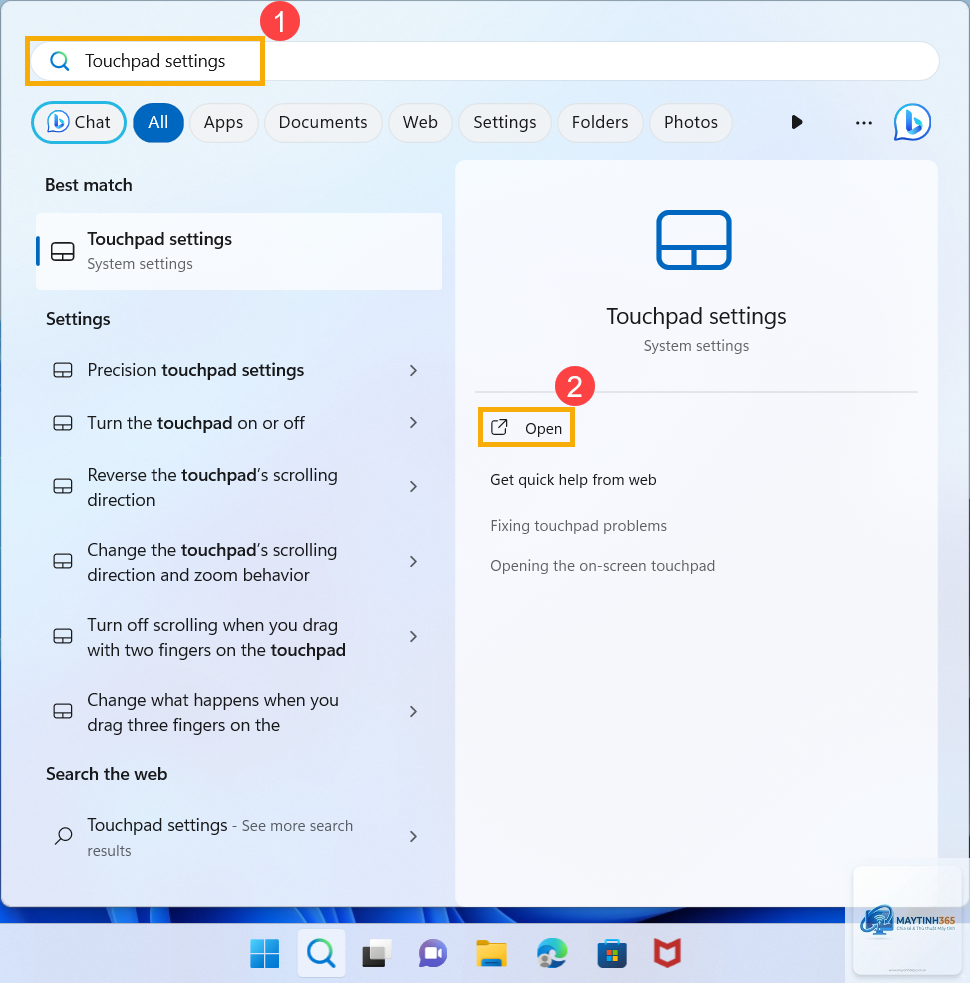 cách thay đổi tốc độ touchpad