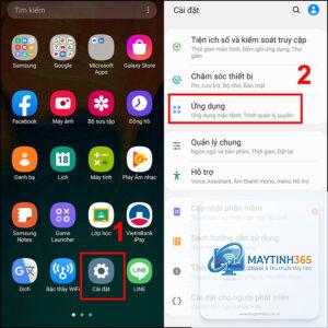 cách thay đổi ứng dụng mặc định