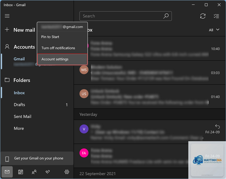 cách thêm email account windows 11 - Hình 5