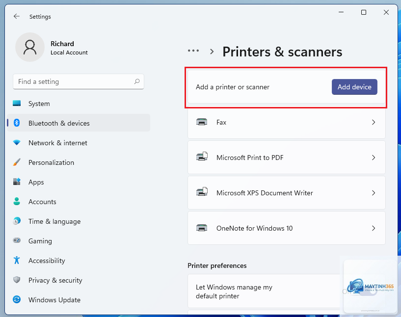 cách thêm máy in windows 11 - Hình 2