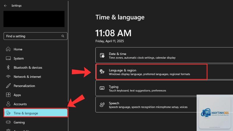 cách thêm ngôn ngữ windows 11
