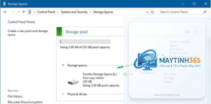 cách thêm ổ đĩa vào storage spaces