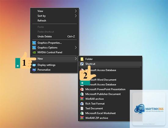 cách thêm shortcut vào toolbar