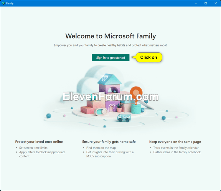 cách thêm thành viên gia đình windows 11