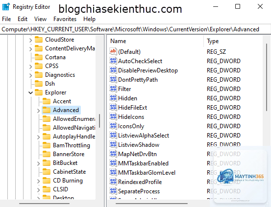 cách thêm tùy chọn taskbar bằng registry - Hình 4