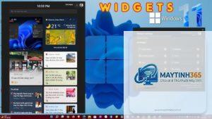 cách thêm widget vào taskbar