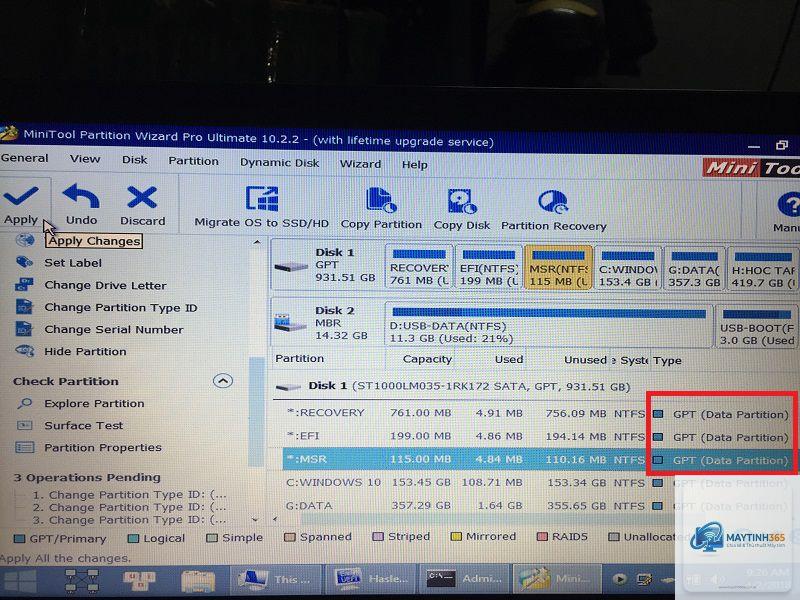cách theo dõi boot partition - Hình 2