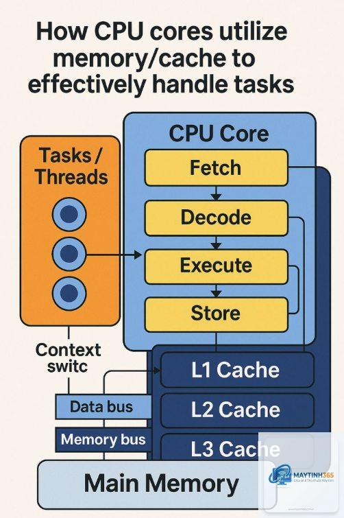 cách theo dõi cache memory